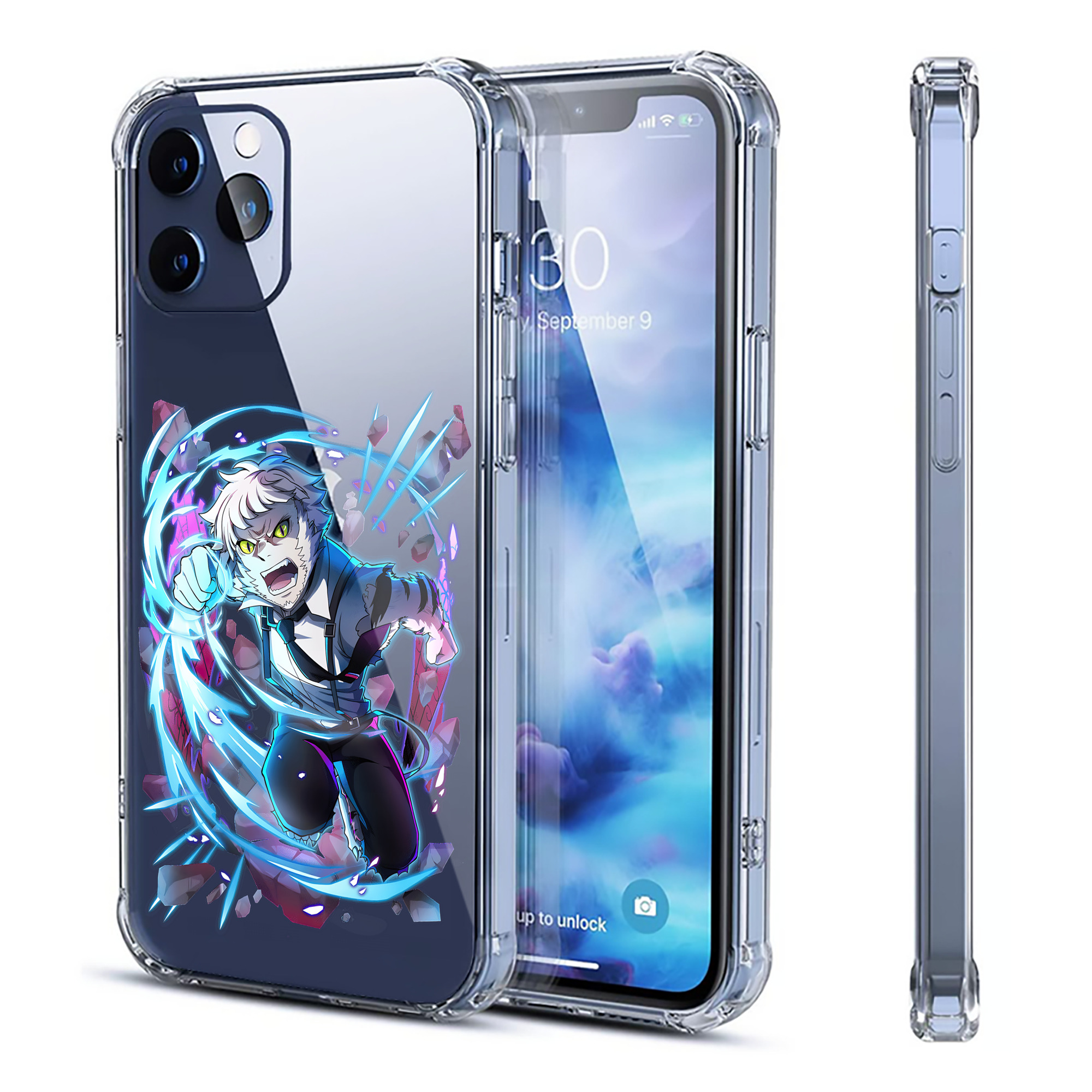 （画像用） 文豪ストレイドッグス Bungo Stray Dogs 【iPhone 12シリーズ対応】透明スマホケース（クリアソフトケース）